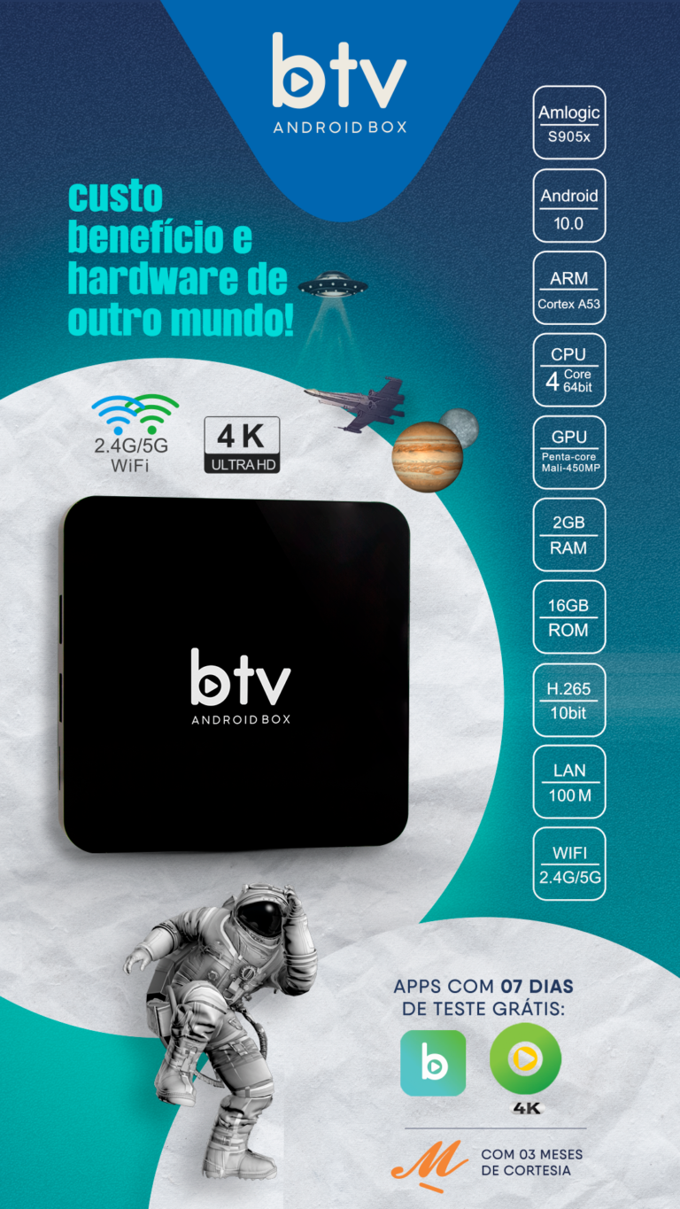 BTV Android Box – BTV Box – A Melhor TV Box Do Brasil